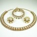 Vintage Hobe Necklace Bracelet Earrings Faux Pearl Jewelry Set