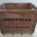 vintage hoffman beverages wood box, free shipping