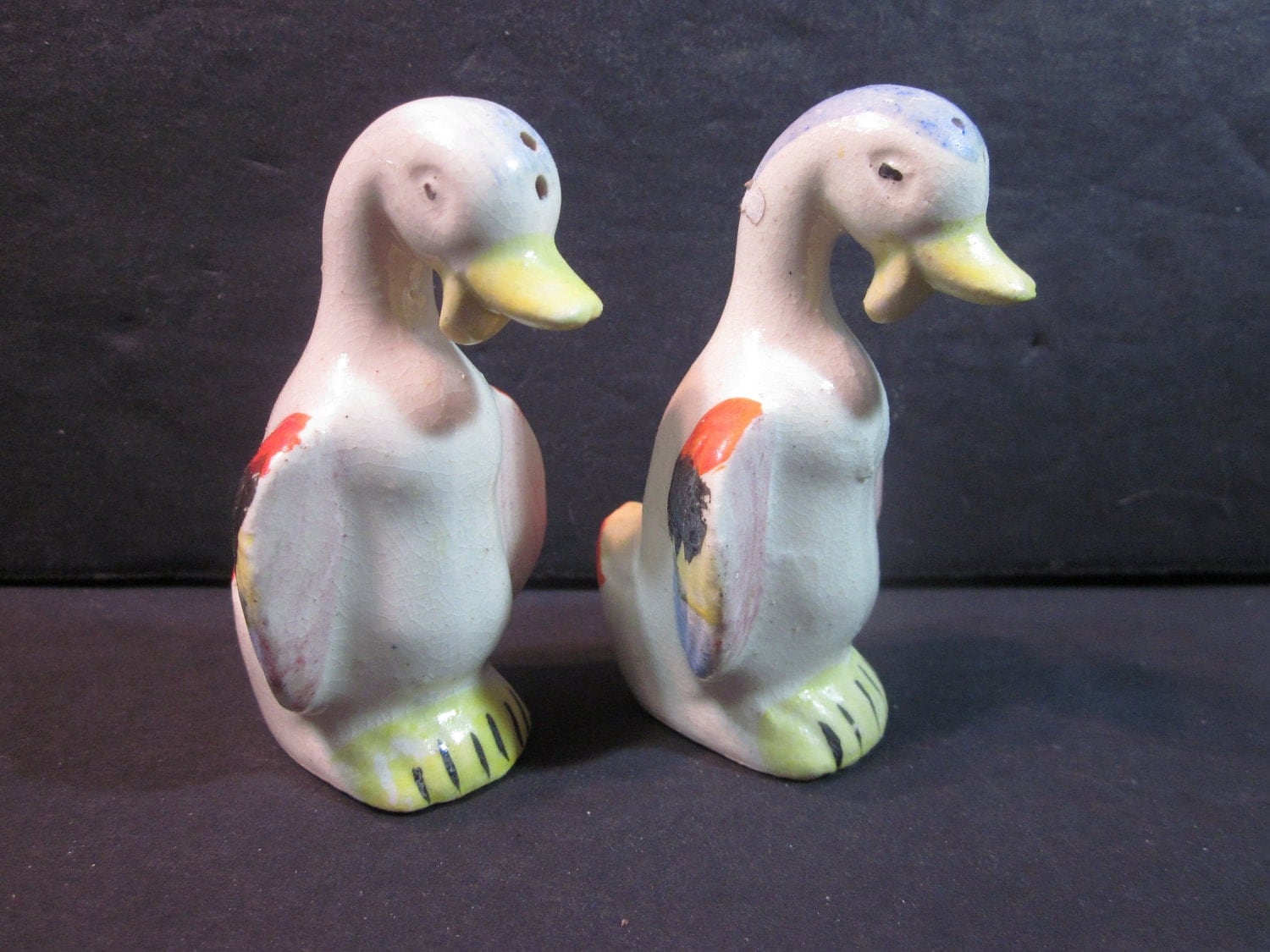 vintage japan duck salt and pepper shakers Haute Juice