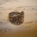 Cultivate The Quiet Antique Sterling Silver Spoon Ring size 8