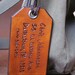 Travel Leather Luggage Tag, Custom Leather Tag, Personalized Luggage Tag, Customizable Hand Carved Leather Luggage Tag