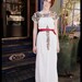 vintage 70s mexican dress embroidered cotton white boho dress S /M