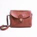 Vintage Brown Leather COACH Classic Cross Body Shoulder Purse