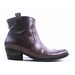 Vintage Brown Leather Southwestern Ankle Boots // Pull on Booties by Nine West / Size 9.5