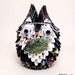 Origami Granny Owl Sculpture with Round Glasses
