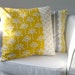 Throw Pillow Cover - Yellow & White Dandelions