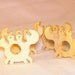 Natural Wooden Teething Toy - Crab