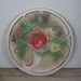 vintage chalkware plaque
