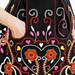 Vintage 60s COLORFUL Half Apron With POCKETS - Mexican EMBROIDERED Floral