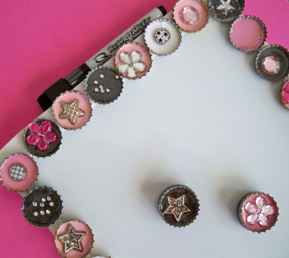 Items similar to Personalized Memo Board for Tween Girl in black, white