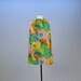Vintage 1960s psychedelic floral party dress