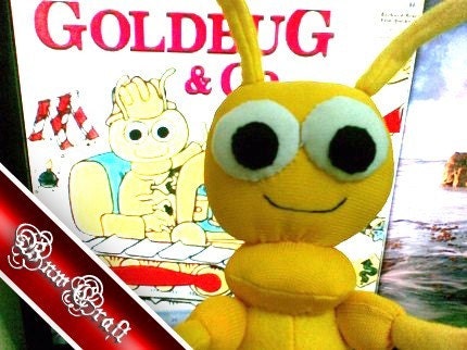 RICHARD SCARRY'S GOLD BUG IN PLUSH FORM