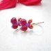 Little Colorful Silver Butterfly Earrings