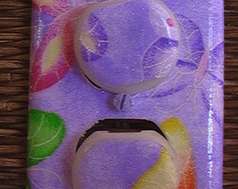 Butterflies Outlet Cover Plate with Child Safety Covers Switch Plate Covers in shop