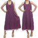 2 Layers Purple Simply LOng Dress size L-XL