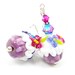Cupcake Earrings, Floral Earrings, Lampwork Earrings, Glass Cupcake Earrings, Glass Bead Earrings, Beadwork Earrings
