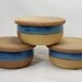French Butter Keeper - French Butter Dish - Ceramic Butter Keeper - Ceramic Butter Dish - Blue - Pottery