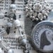 Religious Saint Necklace Vintage Rhinestone Necklace St. Theresia Soldered Necklace