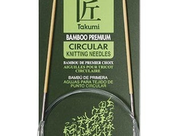 Clover 3016//29-0 Bamboo Circular Knitting NeedlesTakumi 29-Inch Size 0