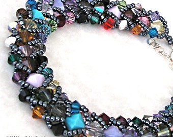 Swarovski crystal northern lights bracelet Clearance