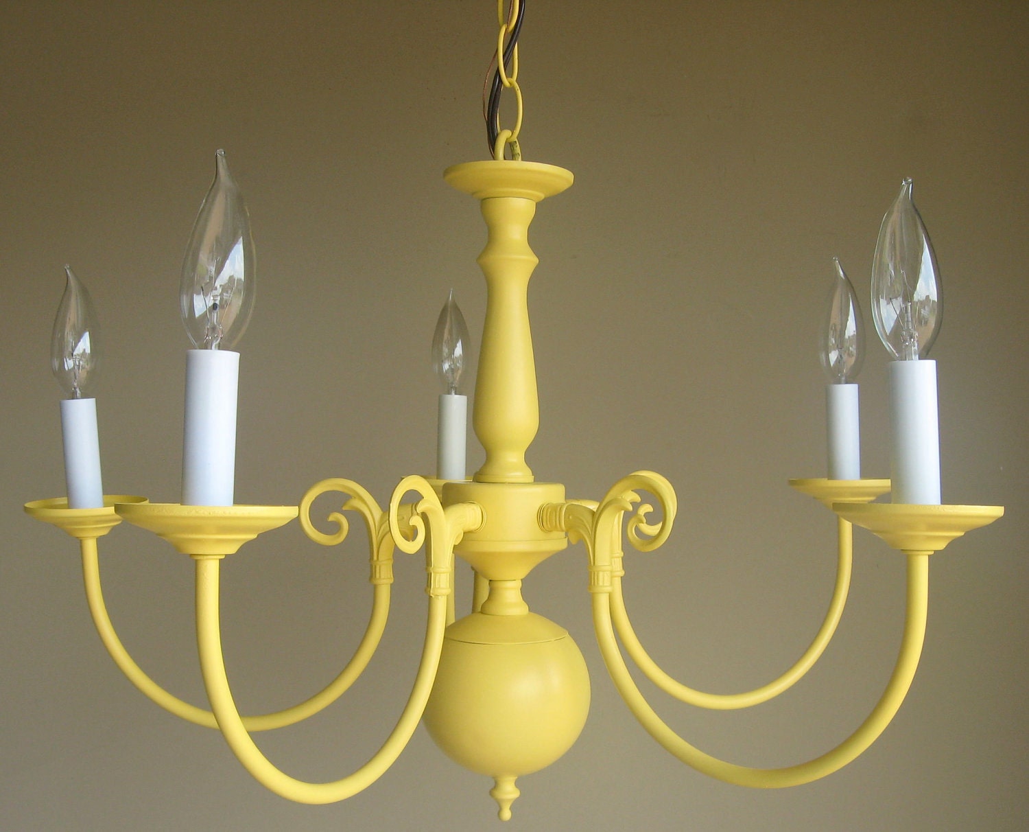Yellow Chandelier