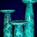 Ceramic Candle Holder, Pillar Candle Holders, Seafoam Green, Candle Stick