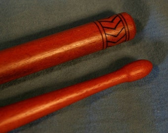 Custom Personalized Drumsticks Drum Sticks Pair Massaranduba Wood
