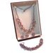 Vintage 1950s Signed WEISS Aurora Borealis PINK Floral RHINESTONE Bracelet, Necklace, Ring and Earring Set with Box