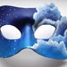 Mask of the Moon - Handmade Leather Mask