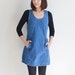 Vintage JORDACHE blue denim jumper dress.