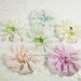 Ballerina blooms Recital Silk Glittered Fabric Flowers