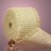 3 yards of Pearl White Loose Jute Mesh Ribbon