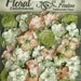 Mini velvet Hydrangeas Fabric Flowers with leaves - Sage floral embellishments