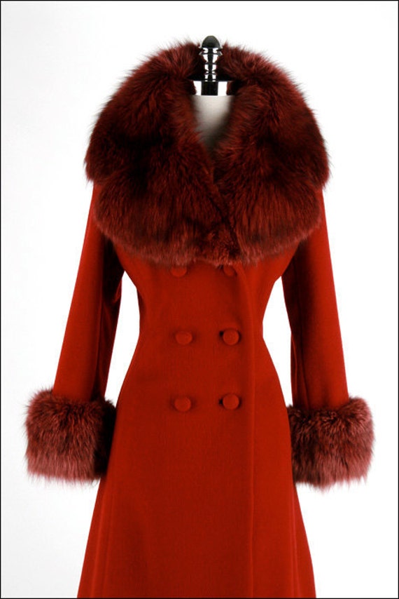 cranberry wool coat