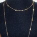 Cougar Town 14K Gold Disc 44 inch Necklace No Dangles Replica Jules Cobb