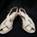 Vintage 60s/70s Ivory Penaljo Sandals Size 6/6.5M