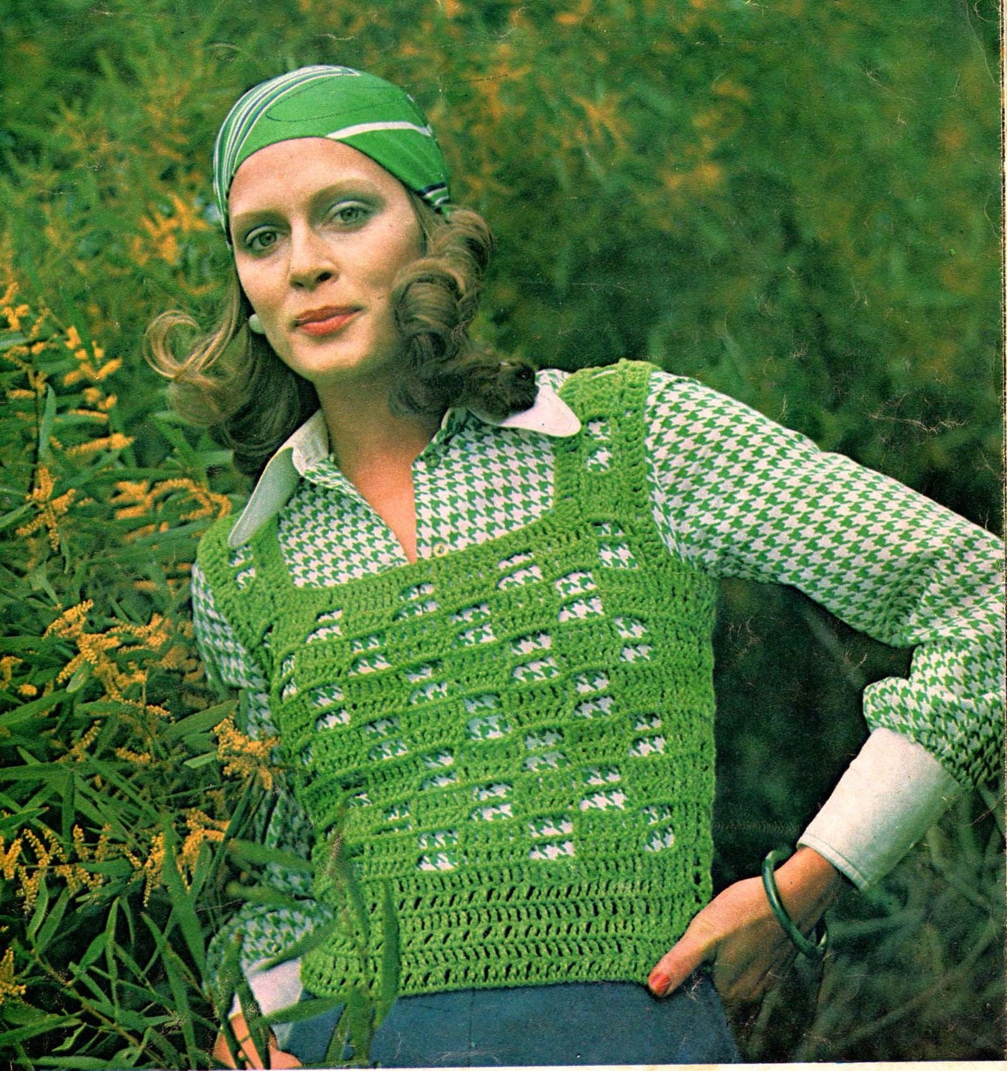 Vintage 1970s Knitting & Crochet pattern Booklet from