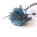RESERVED FOR ANNA Sweet Shabby Chic Rustic Seashore Seaside Crabbie