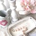 White Shabby CHic Romantic Cottage COllection Candlesticks and Accessories