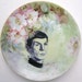Spock Portrait Plate - Altered Antique Plate