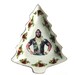 Sergeant Bosco Portrait Plate - Altered Vintage Porcelain Christmas Tree Plate