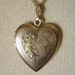 Vintage 1940's Gold Filled Heart Locket Necklace