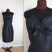 Illusion Dress / Little Black Dress / 1950s Dress / (m-l)