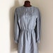 SALE Vintage 1980's Gunmetal Mini Dress (m-l)