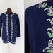 1960s Sweater / I Magnin Sweater / Embroidered Cardigan (m)