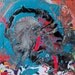 elephant painting mixed media original hand made