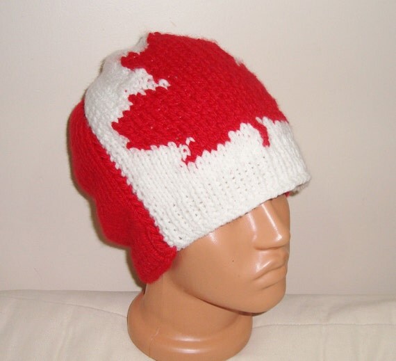 Canadian Flag Beanie Hat for Mens Winter Hat Beanie Canada