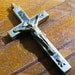 Vintage German Pectoral Crucifix with Skull and Cross Bones late 1880's