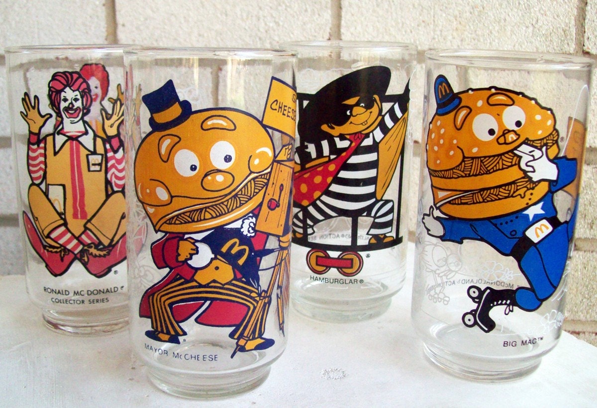 Collectible McDonald's Glasswear 1977