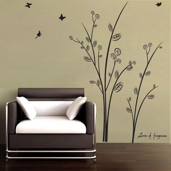 Wall Decor Decal Sticker Removable Vinyl tree 0044 by qinqindecal